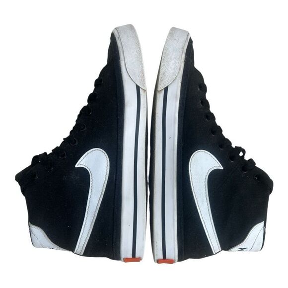 Nike Court Legacy Canvas Mid Women 7 Black White DD0161-001 Athletic Sneakers - Picture 4 of 11